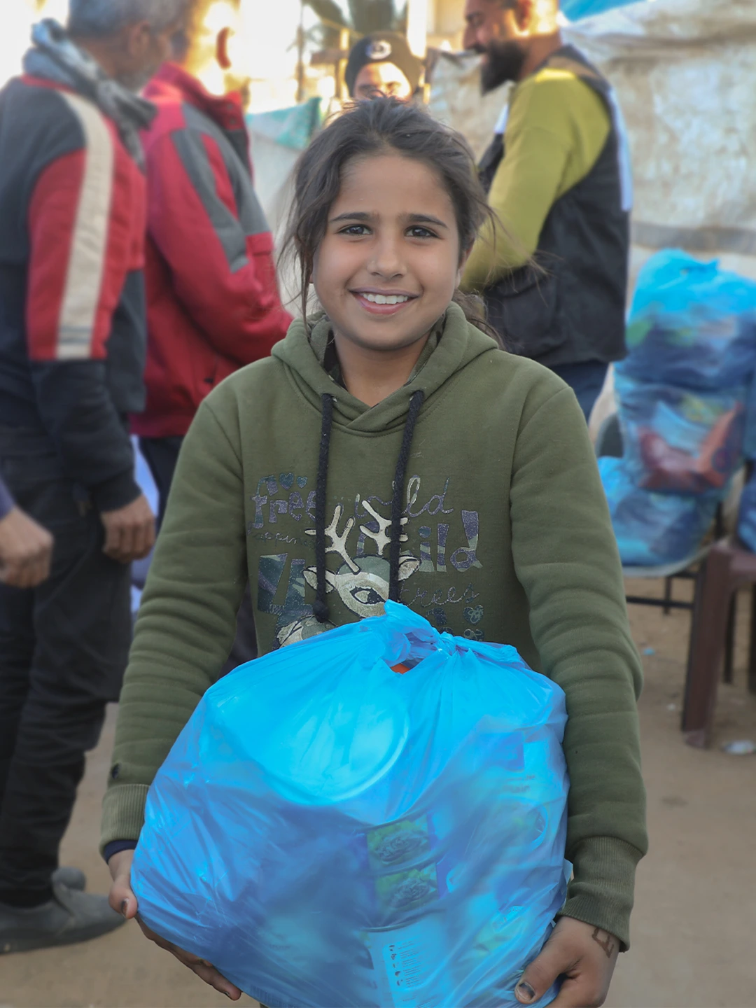 HBA hot meals distribution